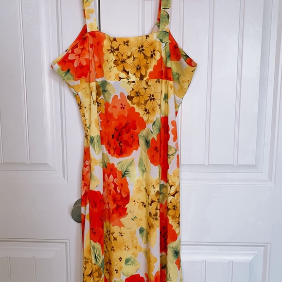 Mint Julep Beach Tropical Flower Vacation 1X Dress - Picture 4 of 6